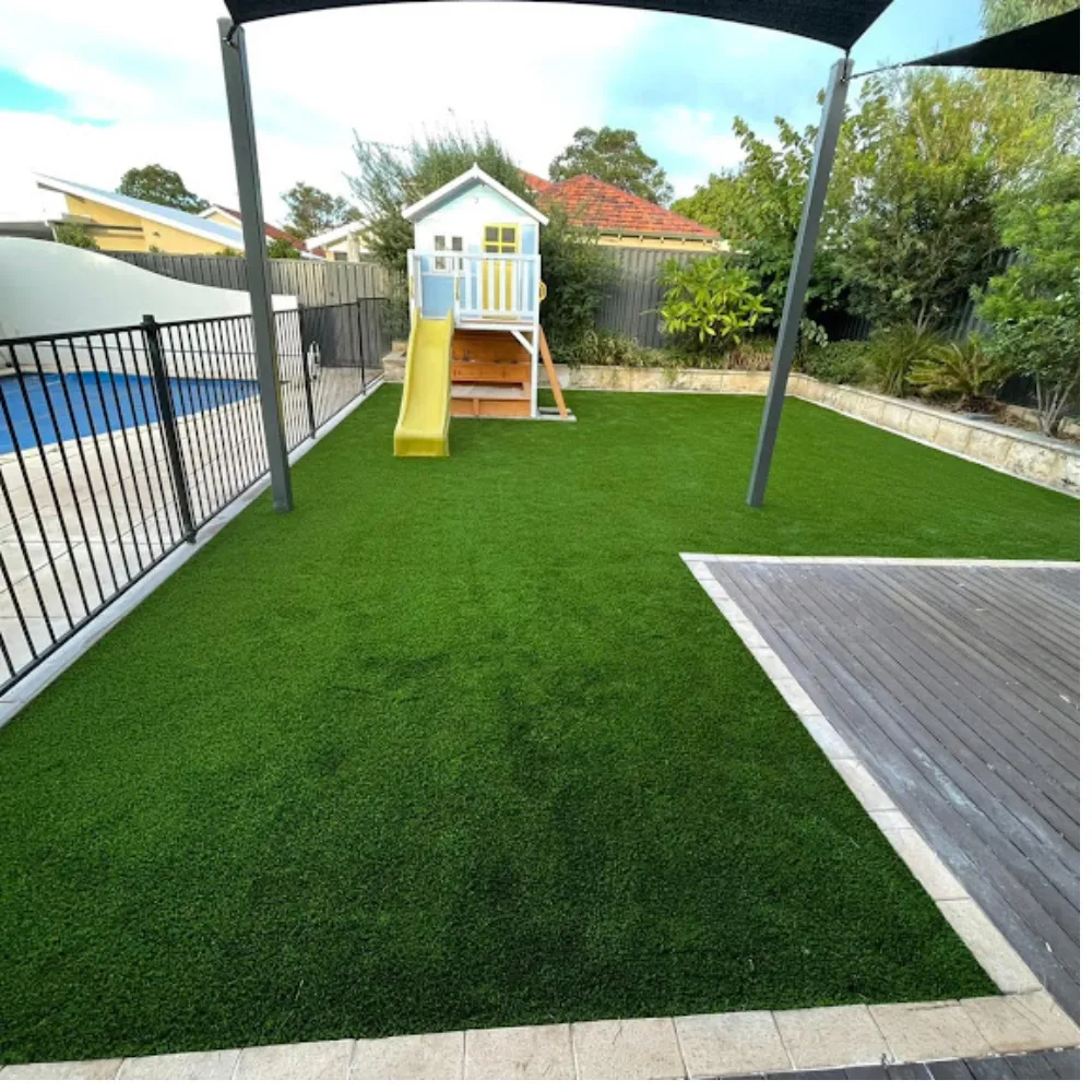 After: Lush Green Artificial Grass Perth