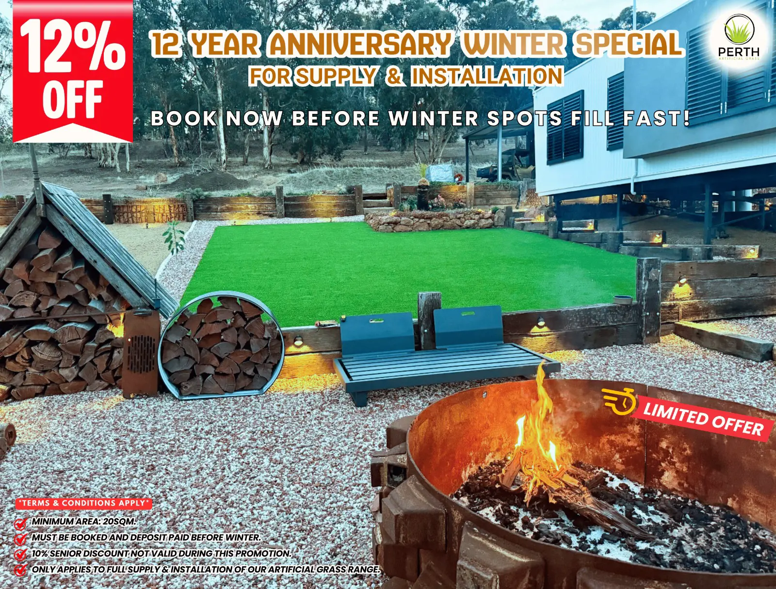 12% OFF: 12 Year Anniversary Winter Promo